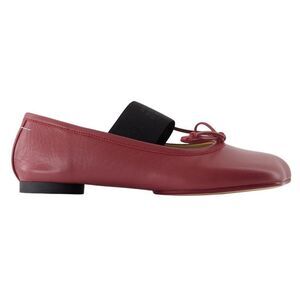 Mm 6 Maison Margiela Women red | burgundy Flats